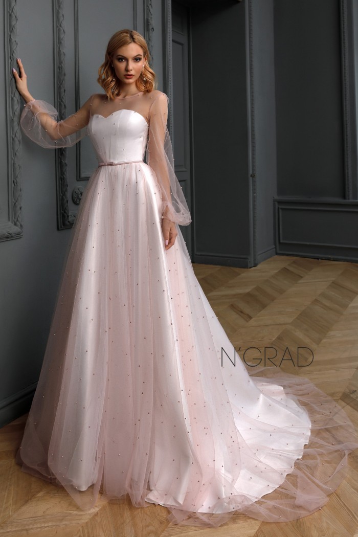 Корсетное свадебное платье с идеальной посадкой по фигуре - ЛИВИЯ | Paulain